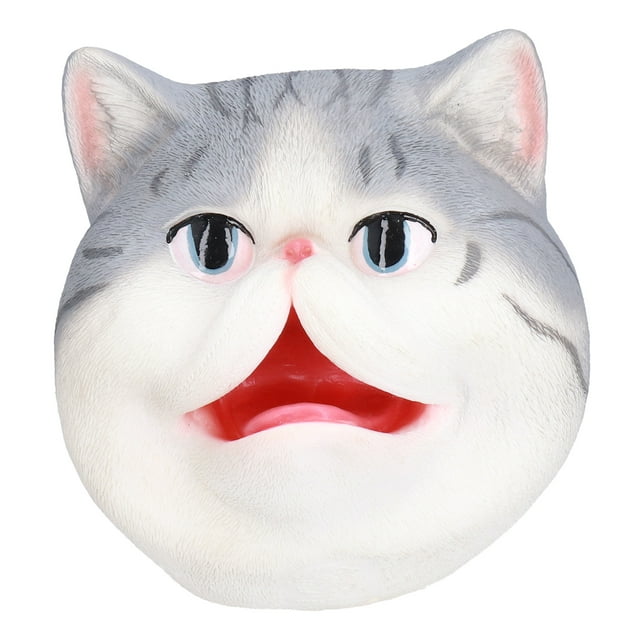 Marioneta de mano de gato BuyWeek juguetes de animales de PVC blando