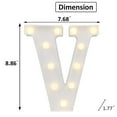thumbnail image 3 of LED Marquee Letter Lights Sign, Light Up Alphabet Letter for Home Party Wedding Decoration V, 3 of 5