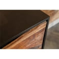 thumbnail image 5 of Maklaine Contemporary Wood 2-Drawer Accent Cabinet with Metal Base in Walnut, 5 of 7
