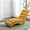 Mustard, variant on Linen Electric Massage Chaise Lounge, with Remote Control, Ergonomic Design, 5 Massage Modes, Relieves Shoulder, Back, Hip and Leg Fatigue, for Office, Living Room, Bedroom, Mustard