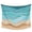 Green, variant on Purple Wave Tapestry for Bedroom Wall Hanging Tapestry, Coastal Ombre Ocean Grey Stripes Beach Sand Ceiling Backdrop Tapestries Poster Blanket Wall Decor for Teens Room Living Room Dorm 59" x 90"