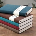thumbnail image 6 of A5 Hardcover Leather Blank Journal Notebook – 260 Pages Thick Unlined Sketch Book for Work/School, 180° Lay Flat Writing Notebook(1PC, Wine Red), 6 of 6