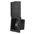thumbnail image 1 of Exterior Shower Box, External Shower Box ABS Black Anti UV 1/2 Inch Thread Interface  For Recreational Vehicles For Ships For, 1 of 8