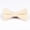 Beige, variant on Men Solid Cotton Pre-tied Bow Tie Wedding Party Groom Suit Tuxedo Shirt Bowtie