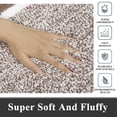 thumbnail image 3 of Juego de alfombras de baño Pauwer de 3 piezas con inodoro contorneado en forma de U, 3 of 6