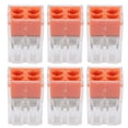 thumbnail image 3 of Push in Wire Connector Kit, Quick Connect Electric Terminal Block with Test Holes, Tin Plated Copper, Flame Retardant Shell, for Single Strand & Multi Strand Hard Wire, 24A 7KW, 3 of 7