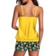 thumbnail image 5 of TaTaai Women's Color Block Print Bikini Set, High Waist Sports Swimsuit with Removable Padded Bra, Adjustable Two Piece for Surfing and Pool Parties Gift, 5 of 6