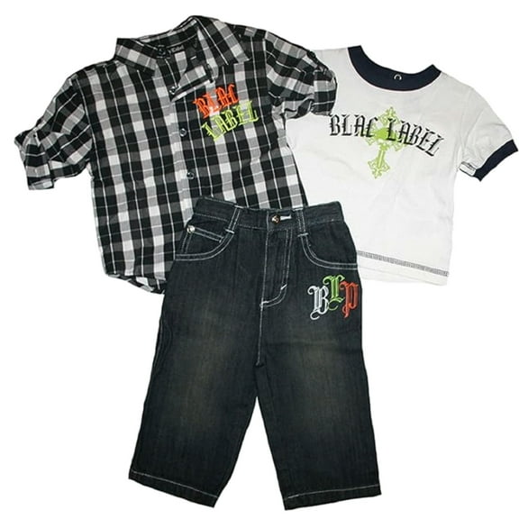 Blac Label Baby Boy's 3 Piece Pant Set - 12 Month