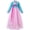 Blue Top Pink Skirt, variant on Red Top Navy Skirt Floral Embroidery Korean Traditional Hanbok Dress Size M