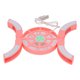 thumbnail image 2 of DRS04 Computadora plegable Enfriador para computadora portátil Almohadilla de enfriamiento Base de enfriamiento USB luminosa (Rosa), 2 of 5