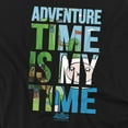 thumbnail image 2 of Adventure Time My Time Women's T Shirt, Black, Large, 2 of 6