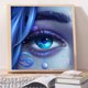 thumbnail image 3 of Cuadros Decorativos Kit de pintura de diamante 5D DIY Maquillaje de ojos brillante Pared de taladro redondo completo (A2065) Likrtyny embutido en tela, 3 of 6