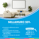 thumbnail image 2 of Sellador Vinil Acrílico Exteriores Interiores Pinturas Acuario Sellamuro 501 4 Litros, 2 of 2
