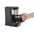 thumbnail image 4 of Hamilton Beach 5 Cup Compact Programmable Coffee Maker with Glass Carafe, Black, 46111, 4 of 7