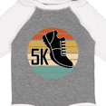 thumbnail image 4 of Inktastic 5k Race Running Retro Sunset Runner Boys or Girls Long Sleeve Baby Bodysuit, 4 of 5