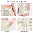 thumbnail image 6 of FORMRS Womens Swim Shorts Mesh Liner Quick Dry Casual Beach Board Bottom with Pockets, Sizes S-2XL, Beige Abstract Pattern, 6 of 9