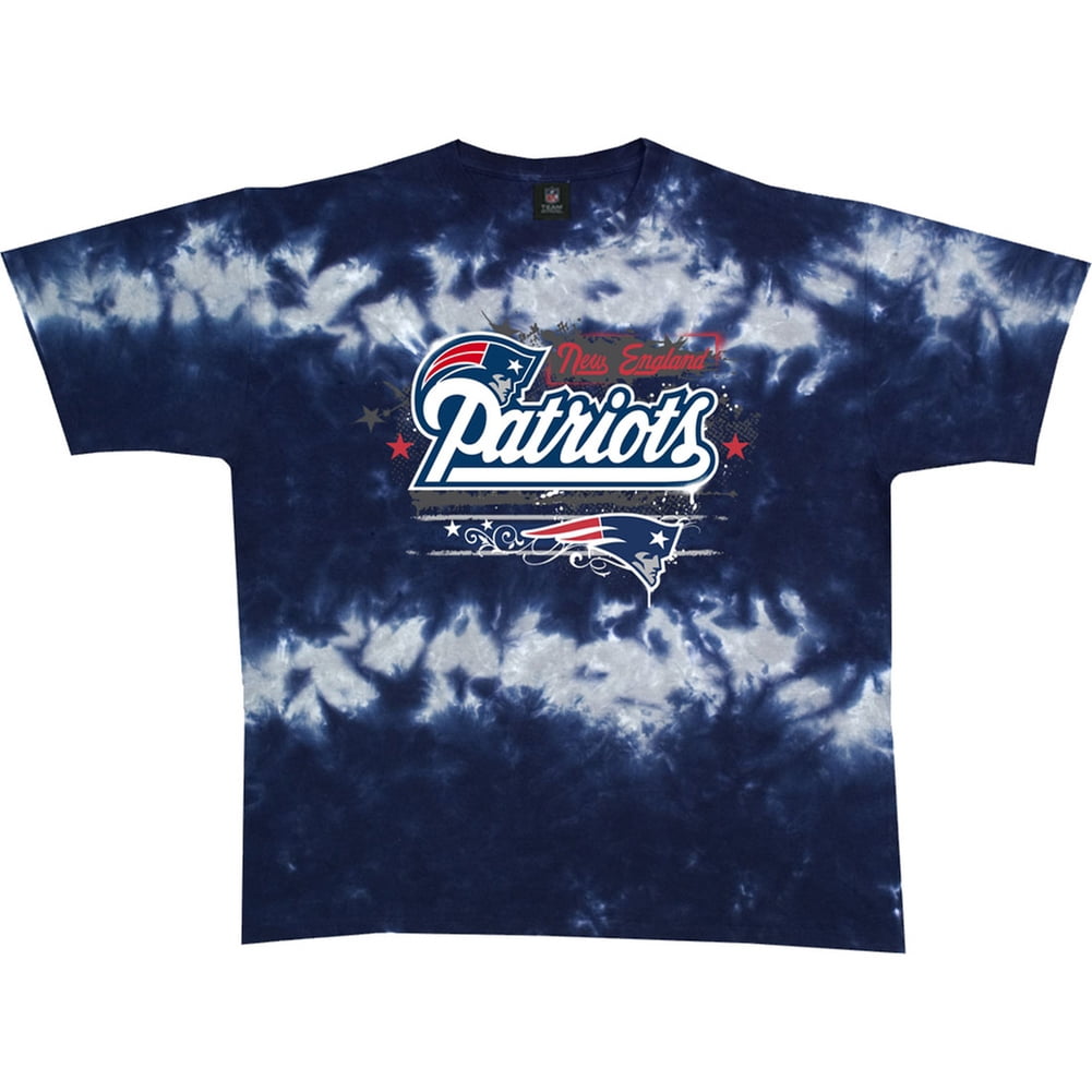 New England Patriots Horizontal Stencil Tie Dye T Shirt Walmart Canada