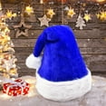 thumbnail image 4 of Christmas Thickened Hat, Soft Fluffy Santa Hat, Kids Adults Xmas Party Costume, Holiday Winter Hat, Christmas Decoration Accessory, Festive Santa Hat for Celebration Christmas Decorations, 4 of 5