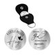thumbnail image 2 of Moneda de decisión con palabras motivacionales como regalo para enamorados. Llaveros de acero inoxidable, colgantes para llaves de coche, regalo de bolsillo de PU., 2 of 6