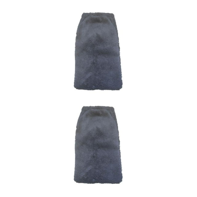 Thinsony Warmth And Style Defined Plush Over Knee Socks Warm Winter Plush Over Knee Socks dark blue 2Set