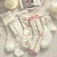thumbnail image 2 of Calcetines Blancos Japoneses De Moda De Mujer Medias Para Niñas Encaje De Primavera Y Verano JK, 2 of 4