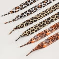 thumbnail image 4 of Fashion Pattern Shoelaces For Sneakers Boot Strings Women's Footwear Thin Flat Polyester Satins Laces 2cm Width, 4 of 9