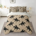 thumbnail image 2 of Homewish Female Men Western Cowgirl Twin Bedding Sets 7-Piece,Black Brown Bedding Comforter Set Microfiber,Exotic Style Breathable Sheet Sets,Ultra Soft Home Decor,Reversible, 2 of 8