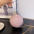 thumbnail image 5 of breaise Women Top Handle Handbags Tote Bag Clutch Purse for Women With Rhinestone Circular Ring, 5 of 5