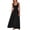 Black, variant on Summer Maxi Dress for Women Fashion Summer Beach Casual Strap Skirt French Holiday Dress Gift for Her Size S-2XL