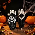 thumbnail image 5 of Halloween Candy Bags with Handle, Spacious Storage Trick - or - Treat Tote, Durable Reusable, Festive Party Supplies Decoration for Halloween Holiday Gathering,Black, 5 of 6