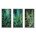 thumbnail image 2 of Designart "Fern Fonds Green Verdant Growth" Floral Framed Wall Art Set Of 3 - Green Floral Frame Gallery Set For Office Decor, 2 of 7