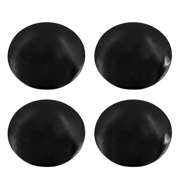 Unique Bargains 56.5mm Black Auto Car Wheel Center Hub Cap Sticker Emblem Badge Decal 4pcs