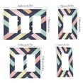 thumbnail image 2 of Yayeee Rocker Switch Wall Plate 1-Gang 4.6"x2.9" Home Decorative Outlet Cover, Green Stripes, 2 of 6
