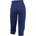 thumbnail image 3 of Marucci Women's Excel Fastpitch Softball Knicker Pants Navy L, 3 of 3
