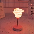 thumbnail image 1 of Silicone LED Night Light, USB Rechargeable Kids Night Light, Touch Led Lamp, 3 Lighting Modes, Detachable Non-Slip, Flower Night Light Lamp for Home Party Decoration pink, 1 of 4