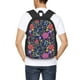 thumbnail image 4 of Fotbe Floral Mochila para Hombre y Mujer - Tela Oxford 600D Resistente - Mochila Impermeable de Gran Capacidad para Escuela, Viajes y Senderismo, 4 of 6