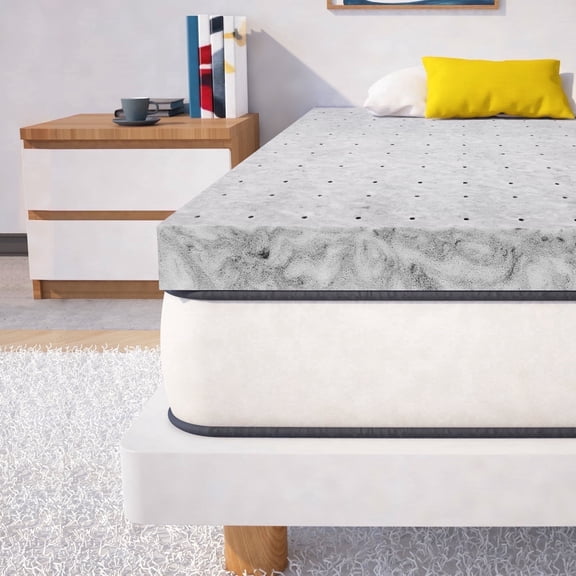 Sailvan 2 Inch Twin XL Memory Foam Mattress Topper, Gel Cooling Mattress Topper Twin XL for Pressure Relief, Comfortable Bed Mattress, CertiPUR-US Certified