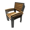 thumbnail image 5 of Panama Jack Outdoor Panama Jack Boca Grande Stackable Dining Armchairs (Set of 2), 5 of 9