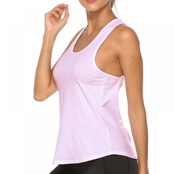 Workout Tank Tops Women Lightweight Running Tanks Gym Tops Sleeveless Athletic Yoga Shirts - Walmart.com