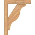 thumbnail image 3 of Ekena Millwork 5 1/2"W x 26"D x 34"H Funston Block Smooth Bracket w/ Offset Brace, Western Red Cedar, 3 of 25