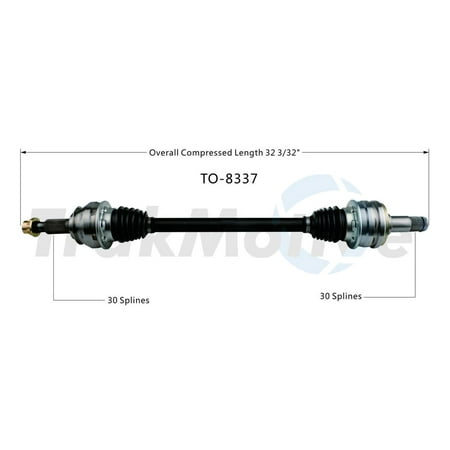 CV Axle Shaft Fits select: 2006-2011 LEXUS GS, 2006-2014 LEXUS IS