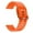 Orange, variant on 45mm Soft Silicone Replacement Watch Strap, With Metal Secure Buckle, Sweat Resistant Adjustable Comfort Bracelet Accessory, Flexible Lightweight Band
