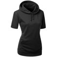 thumbnail image 2 of FashionOutfit Women's High Quality Cotton Zip Up Hoodie T-Shirt, 2 of 4