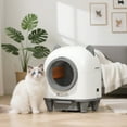 thumbnail image 2 of PawHut Automatic Cat Litter Box, Self Cleaning Litter Box, App Control, 2 of 10