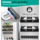 thumbnail image 3 of Especieros para Cocina Magnético, 2 Niveles Estantes de Malla y 8 Ganchos, Estante Organizador Magnético para Especias, Estante magnético para lavadora, Colocar tarros de especias, colgar trapos, 3 of 4