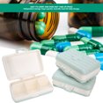 thumbnail image 4 of Pills Organizer, Pills Container, Suitcase Shape Practical Small 6-Grid Portable For Travel Outdoor Light Blue, 4 of 8