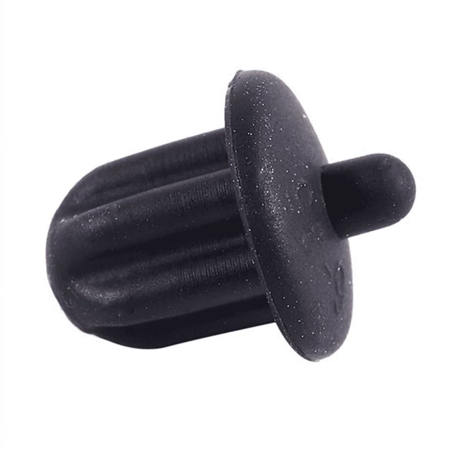 50X Caoutchouc Noir 6,35 Mm Audio Jack PC DVD Microphone Prise Housse de Protection