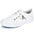 thumbnail image 6 of JENN ARDOR Womens Sneakers Fashion Canvas Shoes Lace up Flats Low Top Walking Shoes, 6 of 13
