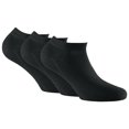 thumbnail image 1 of Rohner Calcetines de deporte unisex, paquete de 3 - Zapatillas invisibles, Basic Negro 39-42, 1 of 3