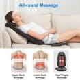 thumbnail image 3 of Snailax Massage Pad App Control, Back Massager with Soothing Heat, Electric Deep Kneading Full Body Massage Chair, Gifts, 3 of 11